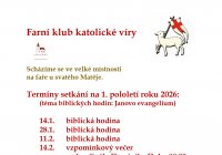 Farní klub katolické víry.