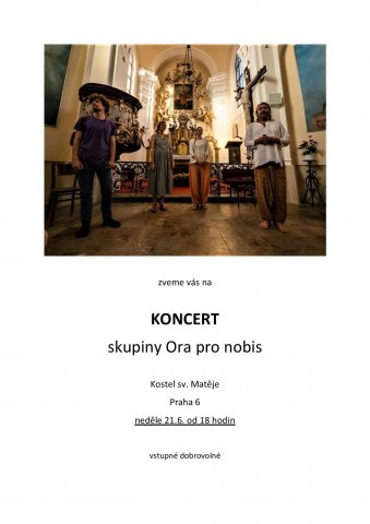 Koncert skupiny Ora pro nobis